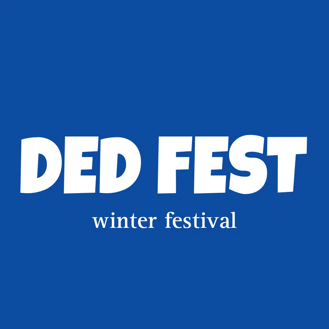 ded fest logo winter festival
