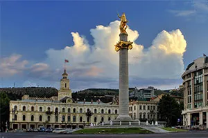 tbilisi-freedom-square-tourlider-تور-تفلیس