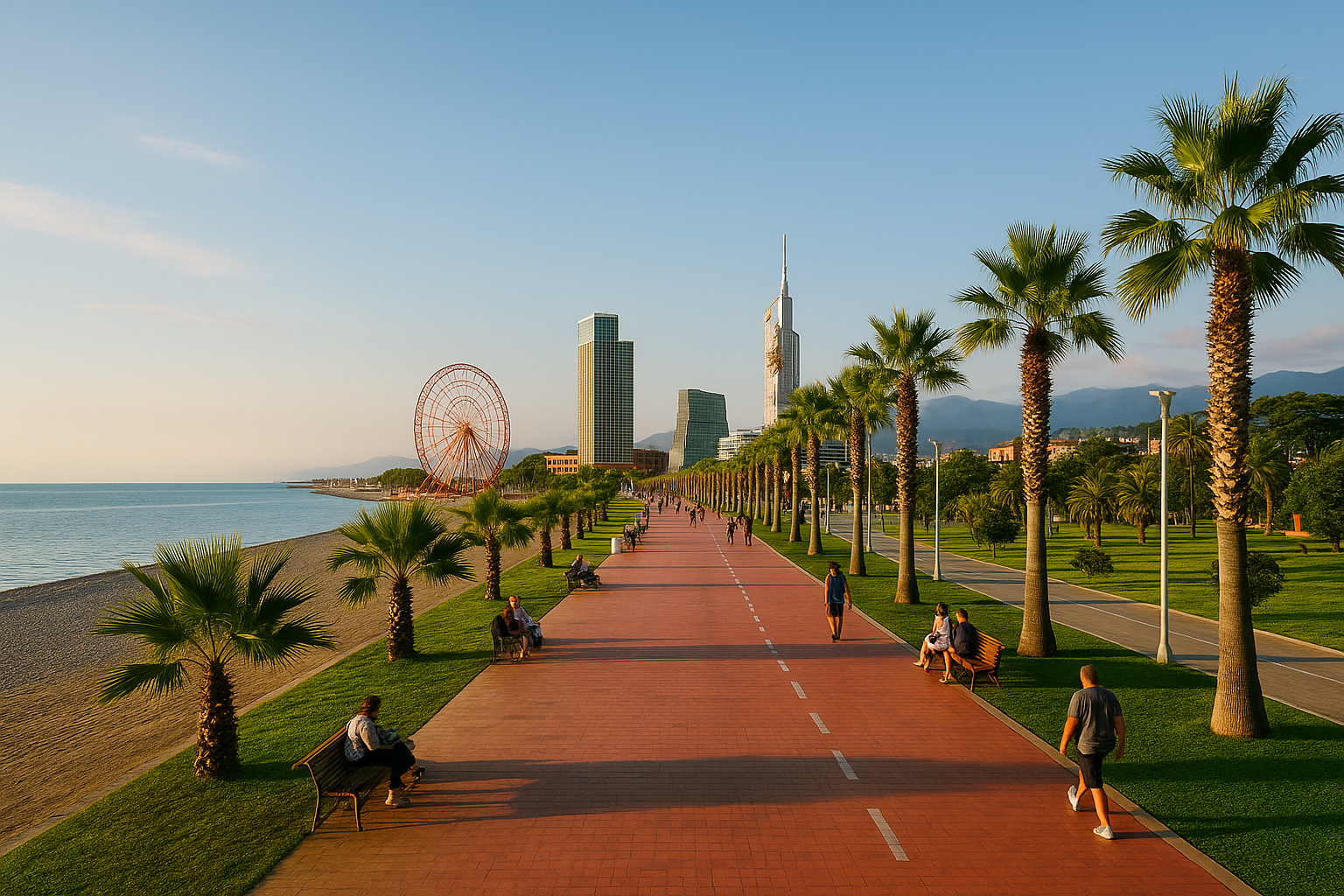 راهنمای سفر به باتومی | نگینی ساحلی در گرجستان 20 مسیر پیادهروی معروف باتومی با فضای سبز در راهنمای سفر به باتومی