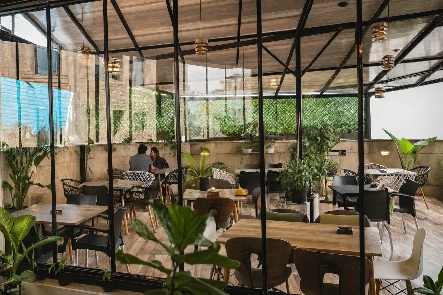 فضای هنری و صمیمی کافه ری‌را رشت با دکور خاص و متفاوت