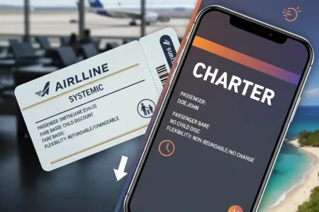 تفاوت پرواز چارتر با پرواز سیستمی چیست؟