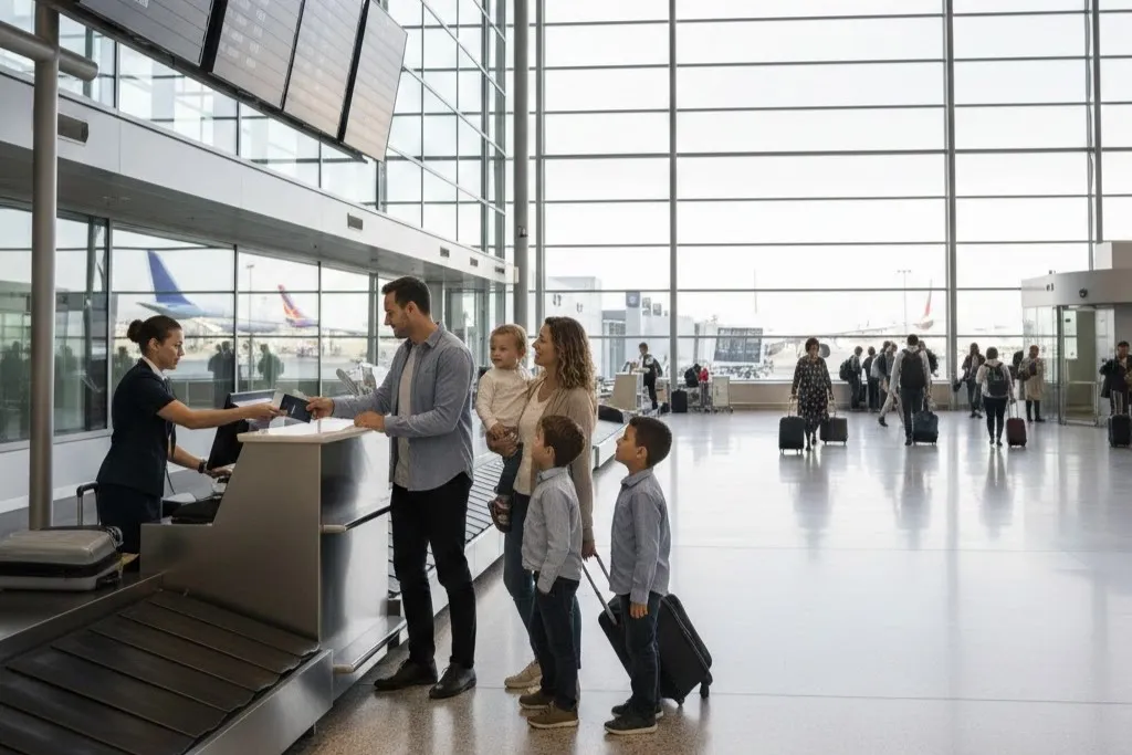 سوار شدن به هواپیما و حضور مسافران در فرودگاه قبل از پرواز