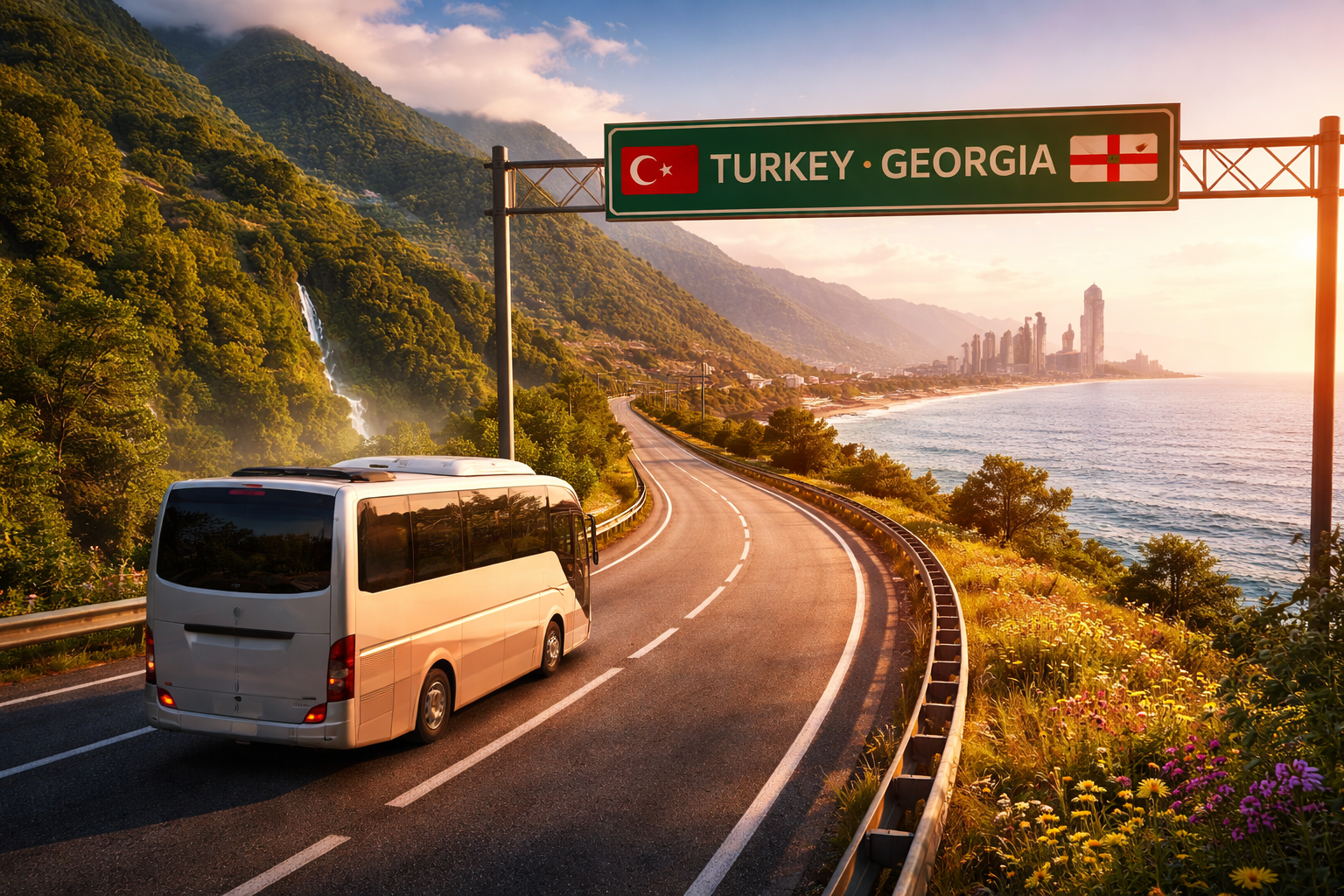 تور ترکیبی ترابزون و باتومی نوروز ۱۴۰۵ منظره اوزون‌گل از نمای بالا 