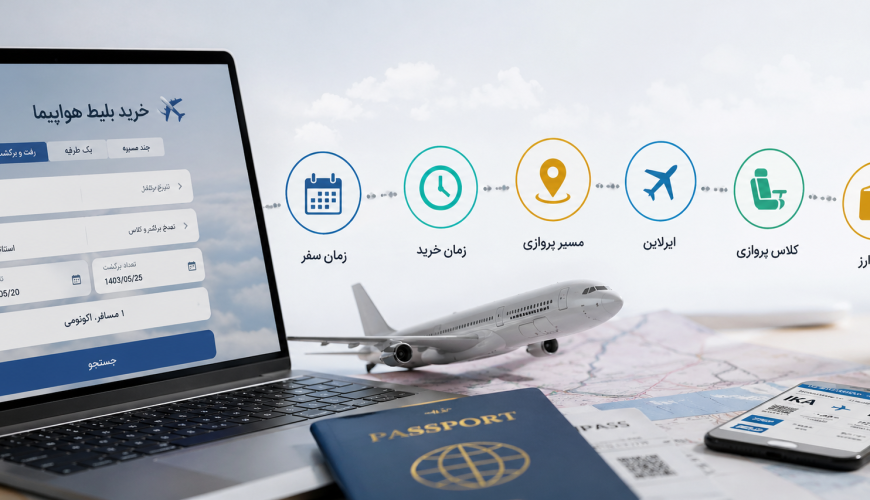 خرید بلیط هواپیما با بهترین قیمت برای سفر داخلی و خارجی