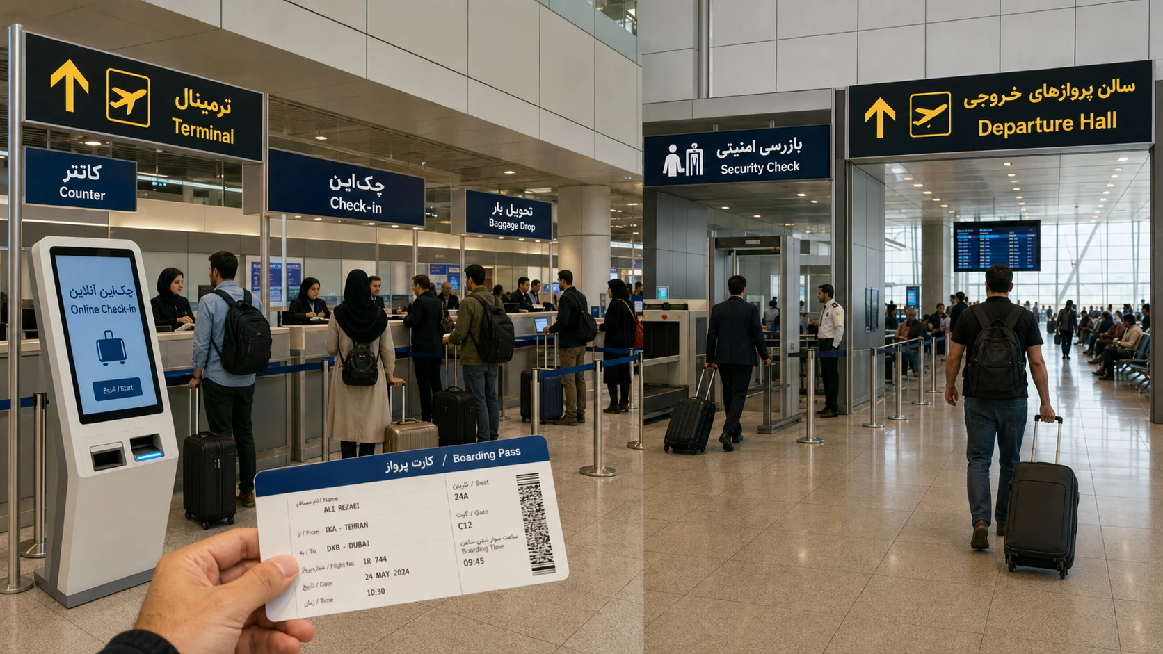 گیت فرودگاه سوار شدن Boarding اصطلاحات فرودگاهی
